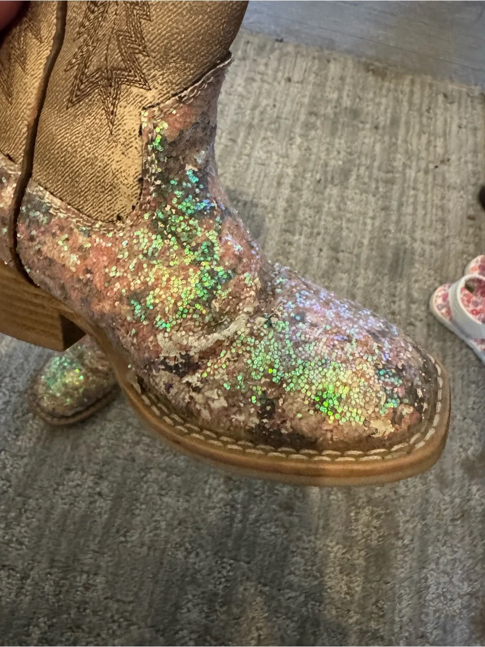 Girls' Roper Glitter Cowboy Boots